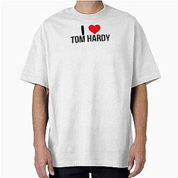 I Heart Tom Hardy Venom Inspired Fan Gift Oversized T-Shirt