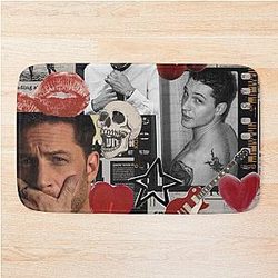 Tom Hardy Photo Collage Bath Mat