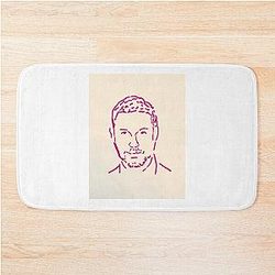 Tom Hardy Orange Bath Mat