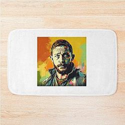 Tom Hardy Pop Art Celebrity Portrait Bath Mat