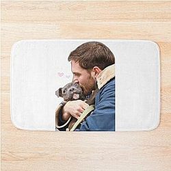 Tom Hardy with Bath Mat