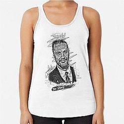 Tom Hardy Abstract Sketch Art Racerback Tank Top