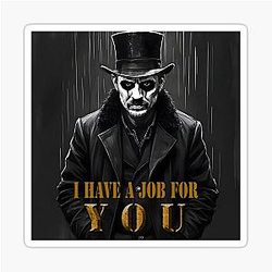 Taboo I Have a Job for You Tom Hardy Sticker