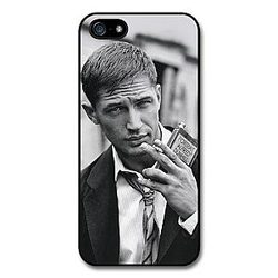 Tom Hardy Smoking Fingers Black and White Portrait case for iPhone 5S
