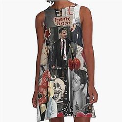 Tom Hardy Photo Collage High Quality A Line Dress