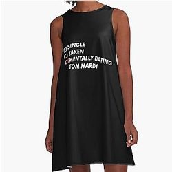Mentally Dating Tom Hardy A-Line Dress