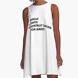 Mentally Dating Tom Hardy A-Line Dress