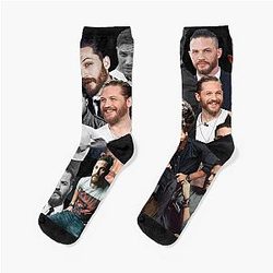 Tom Hardy Photo Collage Socks