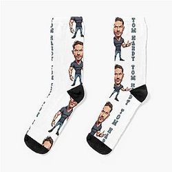 Funny Caricature of Tom Hardy Movie Actor Socks