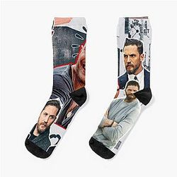 Tom Hardy Photo Collage Socks