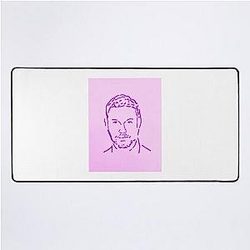 Tom Hardy Pink Desk Mat