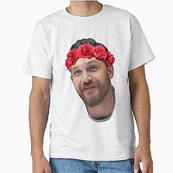 Tom Hardy Flower Crown Classic T-Shirt