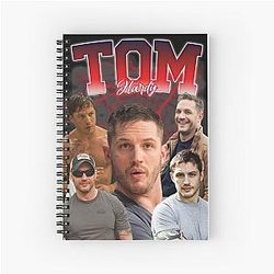 Tom Hardy Retro Spiral Notebook