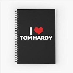 I Love Tom Hardy Spiral Notebook
