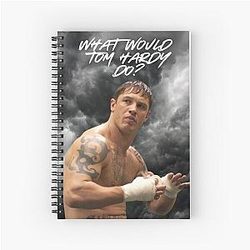 What Would Tom Hardy Do Spiral Notebook