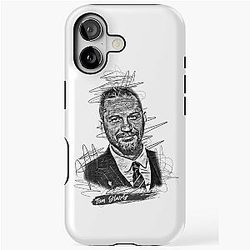 Tom Hardy Abstract Sketch Art Tom Hardy Fan Art iPhone Case