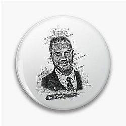 Tom Hardy Abstract Sketch Art Fan Art Pin