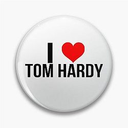 I Heart Tom Hardy Venom and Peaky Blinders Inspired Fan Gift Pin