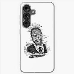 Tom Hardy Abstract Sketch Art,  Tom Hardy Fan Art Samsung Galaxy Soft Case
