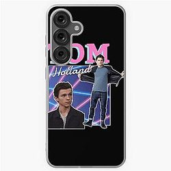 Tom Holland Laser Background Fan Art Samsung Galaxy Soft Case