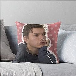 Tom Holland Throw Pillow