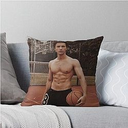 Tom Holland Basketball Throw Pillow