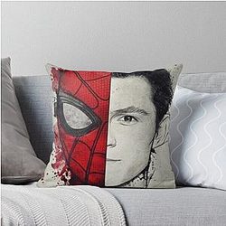 Tom Holland Drawing Throw Pillow