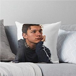Tom Holland Throw Pillow