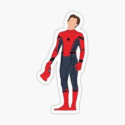 Tom Holland in Spider-Man Suit Sticker