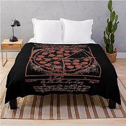 Tom Holland Vitruvian Pizza Spiderman Homecoming Throw Blanket