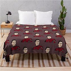 Peter Parker Tom Holland Print Throw Blanket
