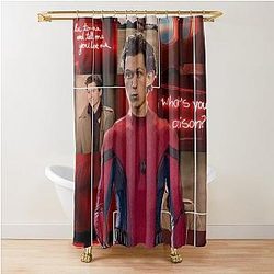 Tom Holland Custom iPhone Case Kids Mask Shower Curtain
