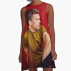 Wallpaper Tom Holland A-Line Dress