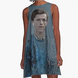 Art Tom Holland A-Line Dress Wallpaper