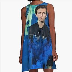 Tom holland aesthetic A-Line Dress