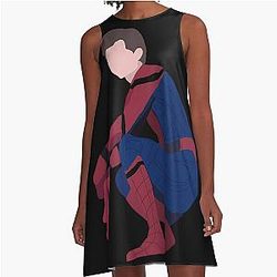 Tom Holland As Spidey A-Line Dress