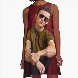 Tom Holland Art A-Line Dress