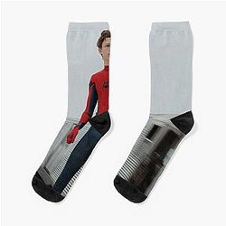 Spidey Tom Holland Aesthetic Socks