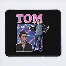 Tom Holland Retro Laser Background Fan Art Mouse