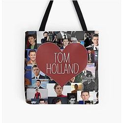 Tom Holland Blanketstickers All Over Print Tote Bag