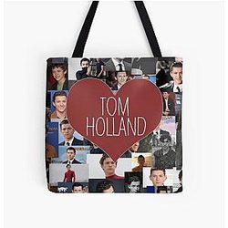 Tom Holland All Over Print Tote Bag