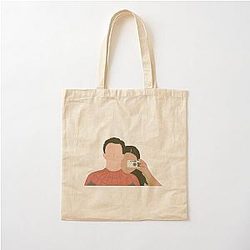 Zendaya and Tom Holland Cotton Tote Bag