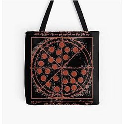 Tom Holland - Vitruvian Man Pizza Tote Bag
