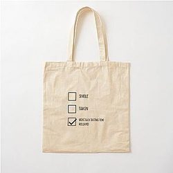 Mentally Dating Tom Holland Cotton Tote Bag