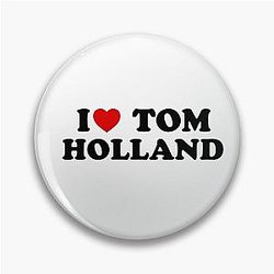 I Love Tom Holland Pin