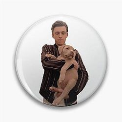 Tom Holland with a puppy