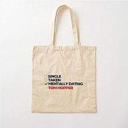 Mentally Date Tom Hopper Cotton Tote Bag