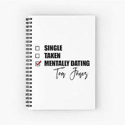 Mentally Dating Tom Jones Spiral Notebook