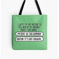 Dreams About Tom Jones It's Not Unusual Joke Tote Bag