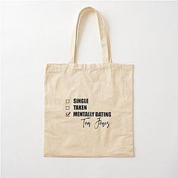 Mentally Dating Tom Jones Cotton Tote